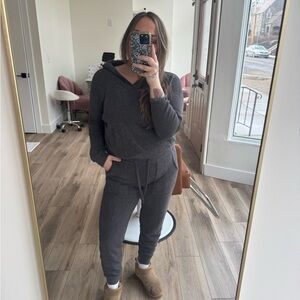 Barefoot Dreams CozyChic Hoodie & Jogger Set | size S | matching lounge set